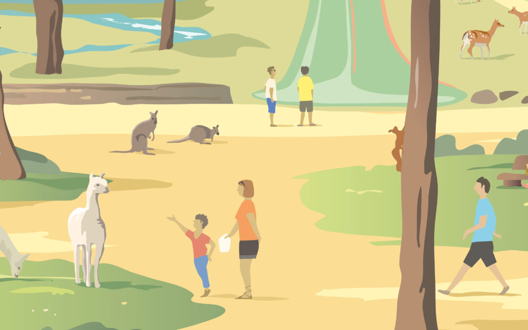 Natural&rsquo;Parc dessiné par l&rsquo;artiste Pitto Resco